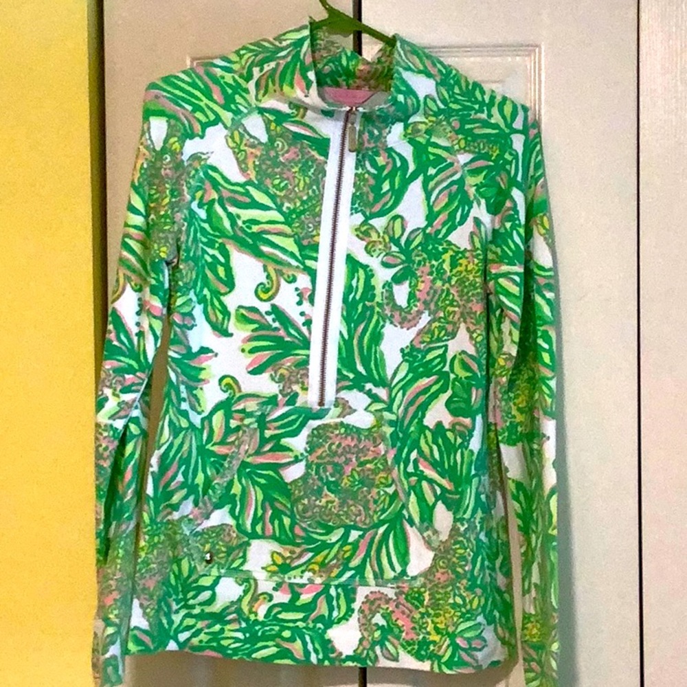 Lilly Pulitzer “Seeing Pink Elephants” Popover SZ S